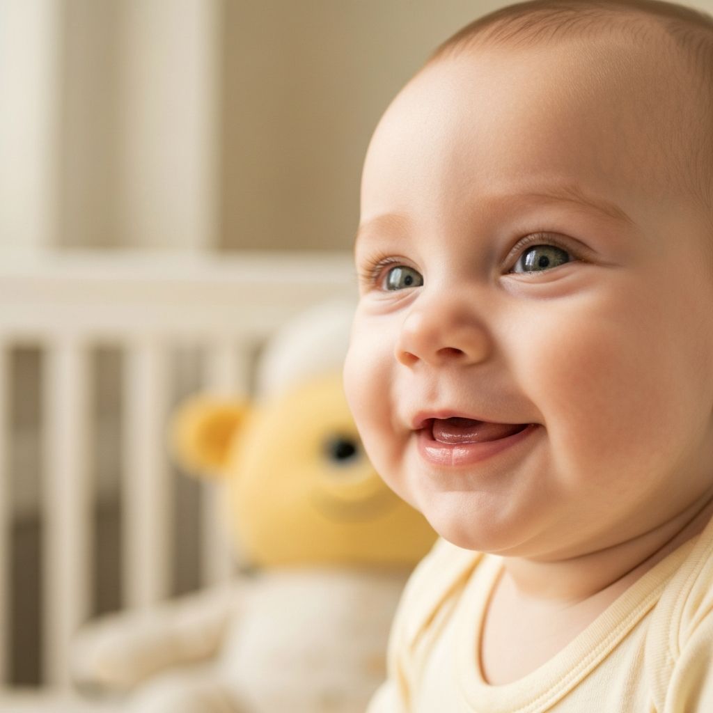 Real HD photo of baby's first smile captured by Eukka