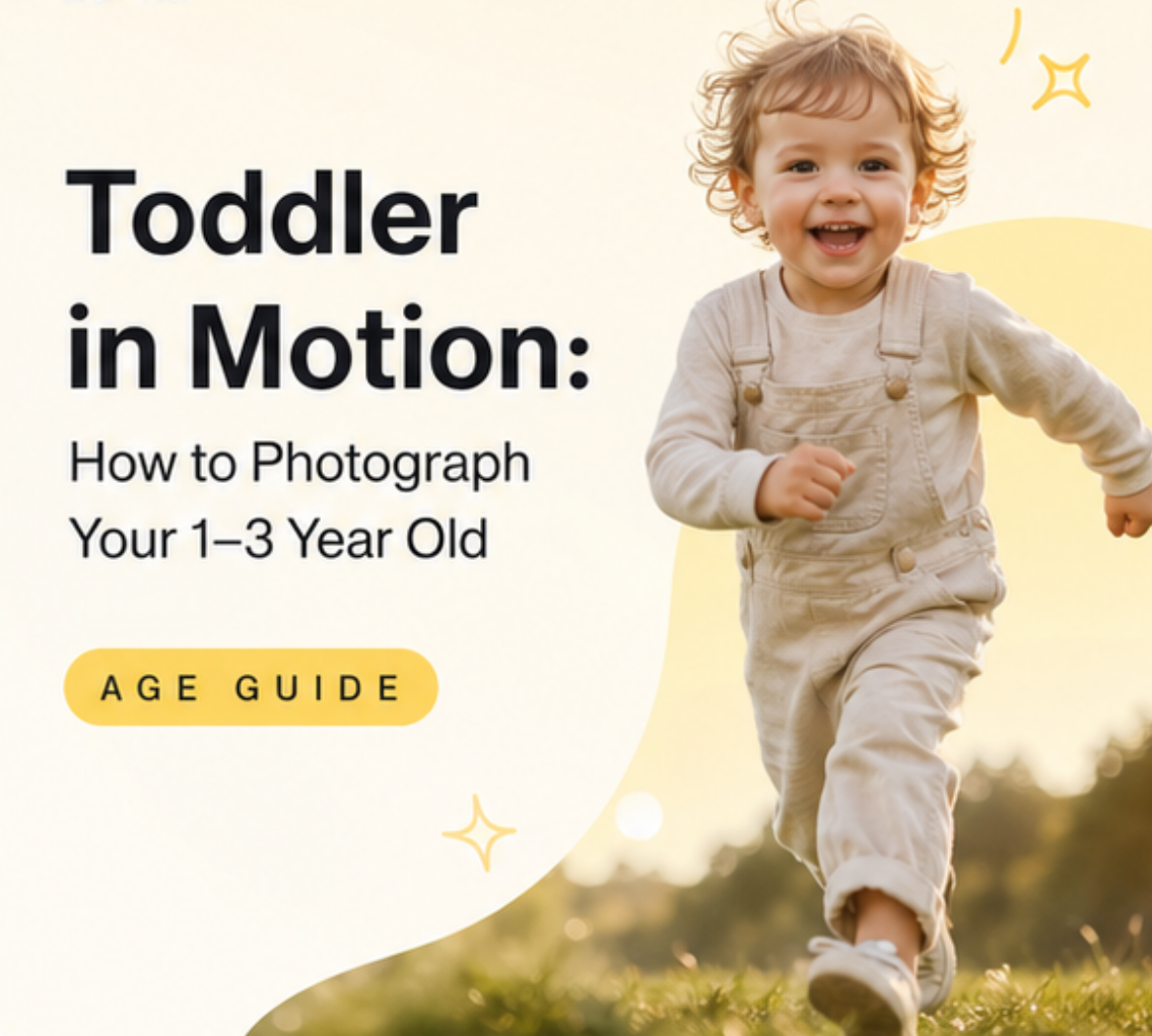 Toddler in Motion: How to Photograph Your 1-3 Year Old